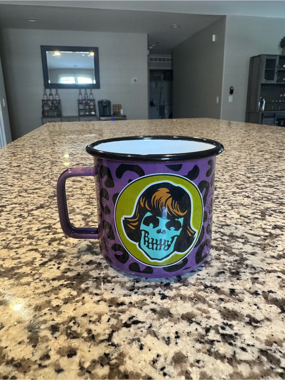 Rad Coffee Purple Leopard Mug